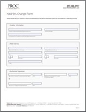 Address Change Form