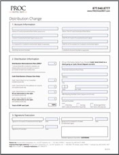 Distribution Change Form
