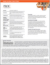 Investor Fact Sheet Class K-T Share