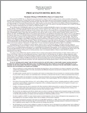 Prospectus with Supplements 1 , 2 & 3 appended