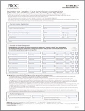 Transfer on Death (TOD) Beneficiary Designation
